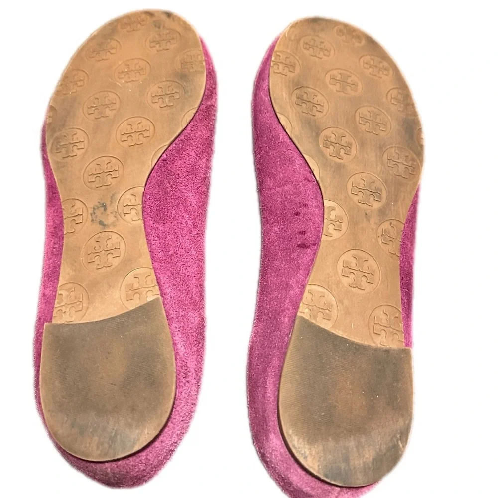 Tory Burch ballet in‎ purple suede